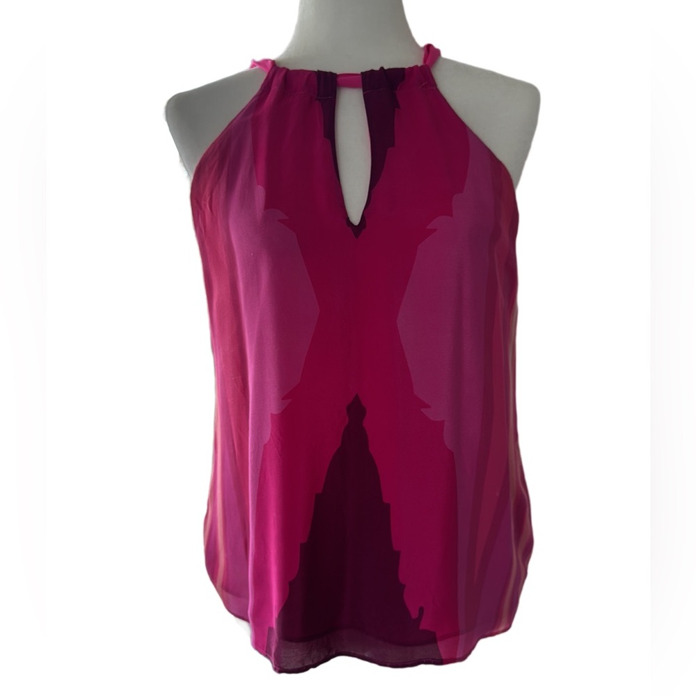 Atina Cristina XS Elegant Fuchsia Halter Blouse